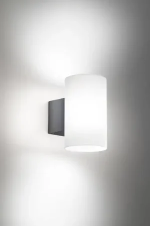 Quantità Limitata Applique da esterni LED Bianca, grigio scuro, plastica