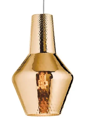 Lampada a sospensione Romeo 130 cm oro vecchio metallizzato Ultime Pezzi