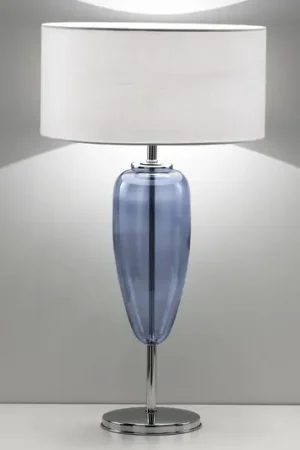 Lampada da tavolo Show Ogiva 82 cm elemento in vetro blu Promozione