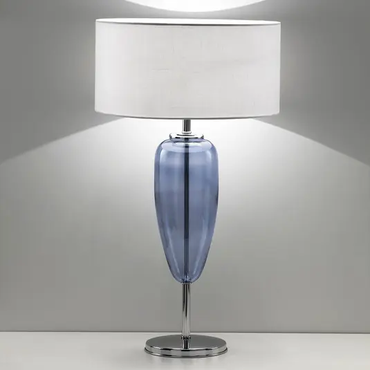 Lampada da tavolo Show Ogiva 82 cm elemento in vetro blu Promozione