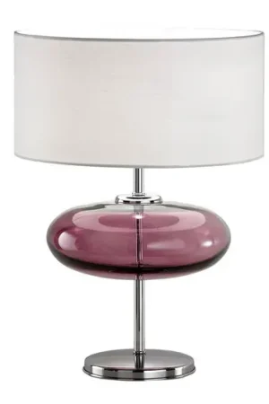 Offerta Lampo Lampada da tavolo Show Elisse 62 cm elemento in vetro rosa