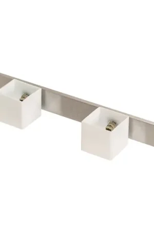 Affare Applique CUBE a 2 lampadine cilindri protettivi