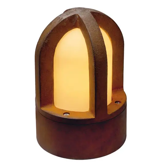 Nuovo Arrivo Lampada con piedistallo marittima Rusty Cone