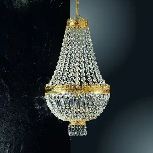 Lampada a sospensione Cupola, oro a 24 carati Compra Online