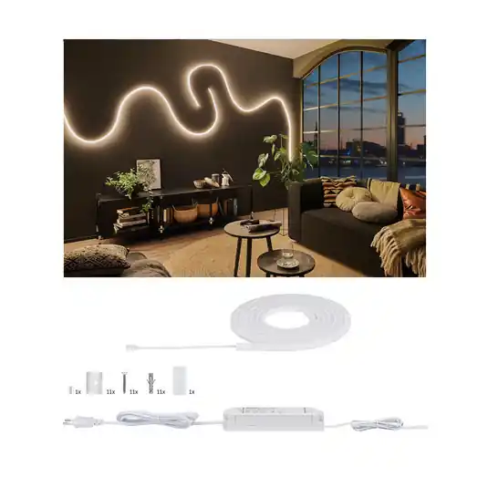 Più Venduto Paulmann MaxLED Flow set base bianco caldo 3 m