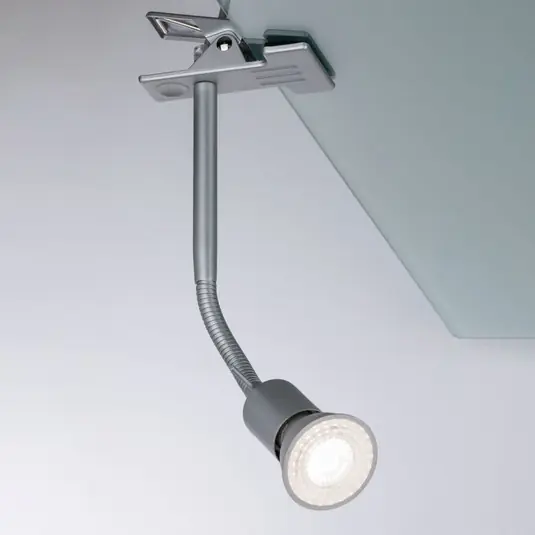 Paulmann Finja lampada a pinza, cromo Professionale