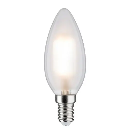 Professionale Lampadina a candela E14 5W 2.700K opaca dimmerabile