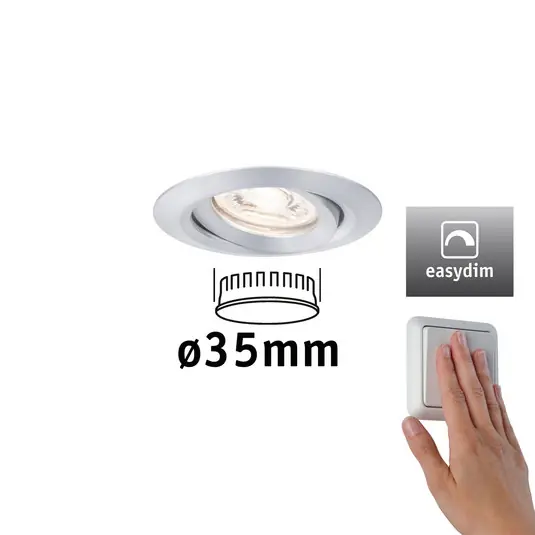 Paulmann Nova mini Plus spot EasyDim alluminio Compra Adesso