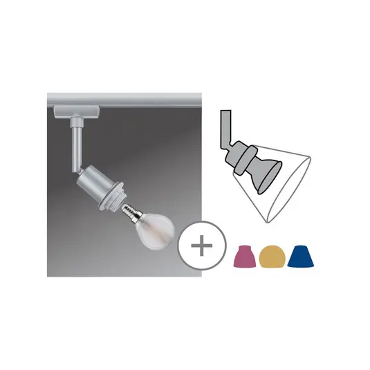 Prezzo Basso Paulmann URail DecoSystems Spot E14 cromo satinato