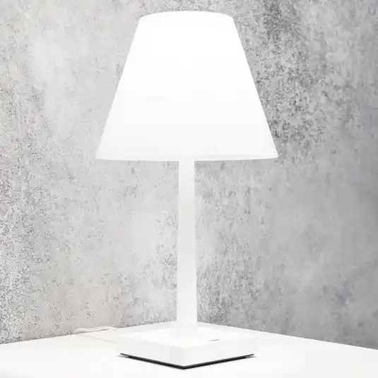 Rotaliana Dina+ Lampada da tavolo ricaricabile a LED bianco/bianco Novità