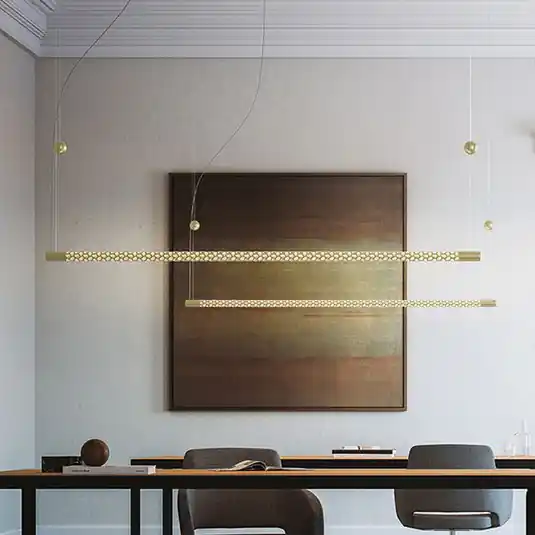 Rotaliana Squiggle H9 lampada LED a sospensione oro 176 cm Professionale