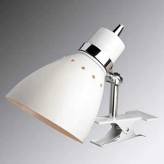 Lampada a pinza Spring, bianco Offerta