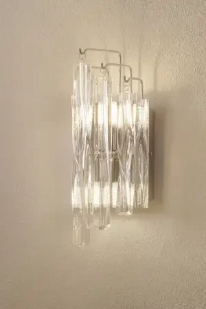 Applique Manacor in vetro cristallo con LED Ultima Occasione