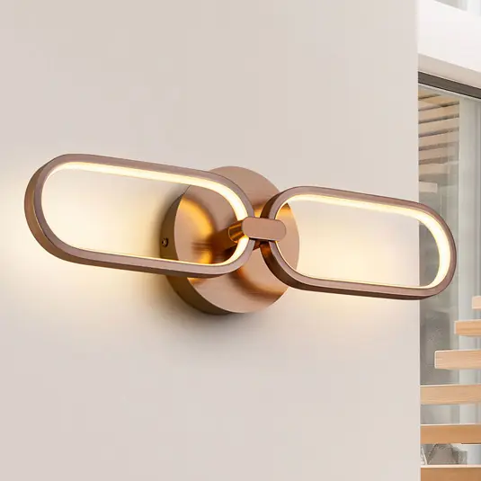 Nuova Collezione Applique LED Colette, 2 luci, oro rosé