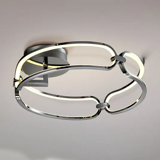 Plafoniera LED Colette, 3 luci, cromo Ultimissimo Modello