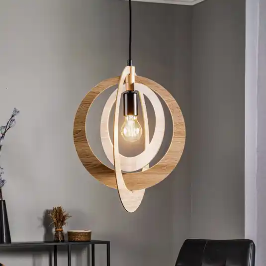 Lampada a sospensione Glam con paralume circolare Miglior Prezzo