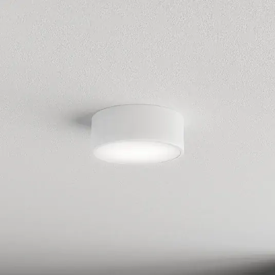 Reso Gratuito Plafoniera Cleo, Ø 20 cm, IP20, bianco, metallo, E27