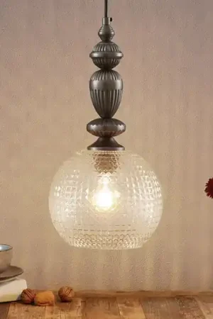 Lampada a sospensione Talisa con vetro decorativo Soddisfatti O Rimborsati
