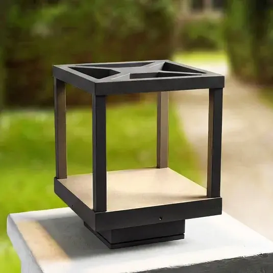 Super Prezzo Lucande Lampioncino LED Lealan, nero, metallo, 23 cm, IP54