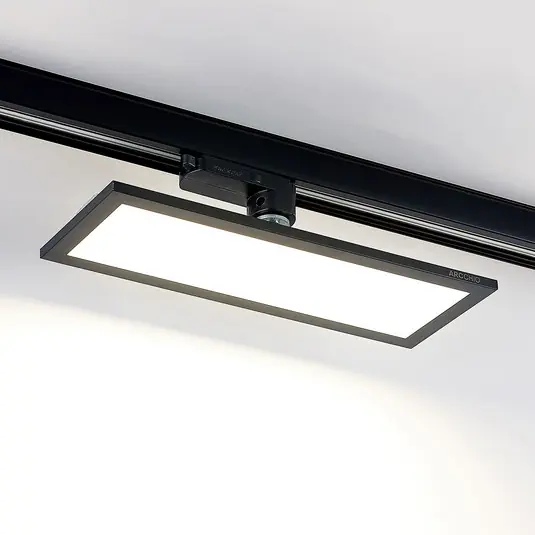 Pannello LED Arcchio LED trifase, 30 cm, nero, 4000 K Saldi