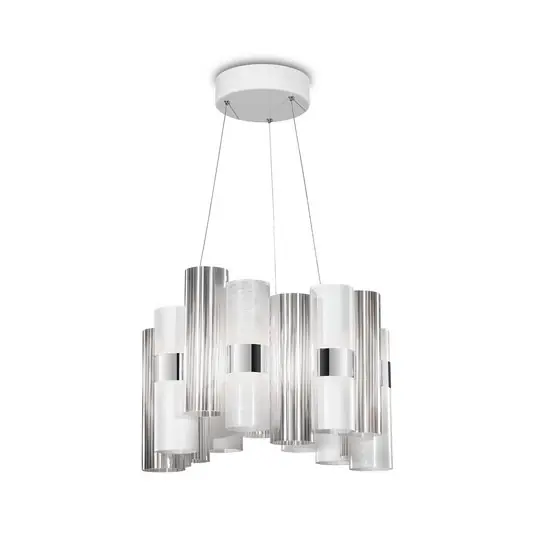 Pagamento Sicuro Slamp La Lollo M lampada LED a sospensione, bianco