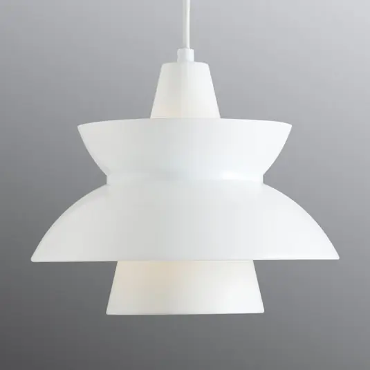 Louis Poulsen Doo-Wop lampada a sospensione bianca Nuova Collezione