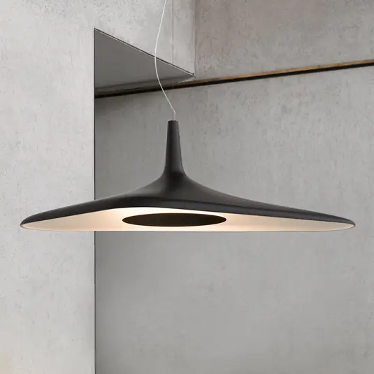 Futuristica lampada a sospensione LED Soleil Noir Offerta