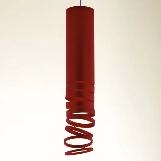 Nuova Collezione Lampada a sospensione Artemide Decomposé, rossa