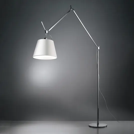 Spedizione Espresso Artemide Tolomeo Mega LED Floor alu satin 36cm