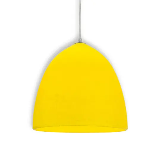 Lampada a sospensione Fancy in silicone giallo Vendita Finale