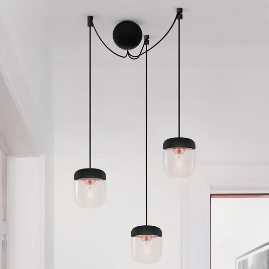 Popolare UMAGE Acorn 3 - lampada a sospensione nero/rame