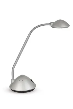 Promo Stagionale Lampada da tavolo LED MAULarc, argento, altezza 38 cm, flessibile