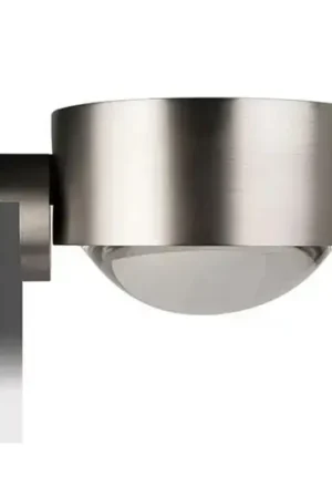 Luce a specchio a clip Puk Fix, cromo opaco Spedito Oggi