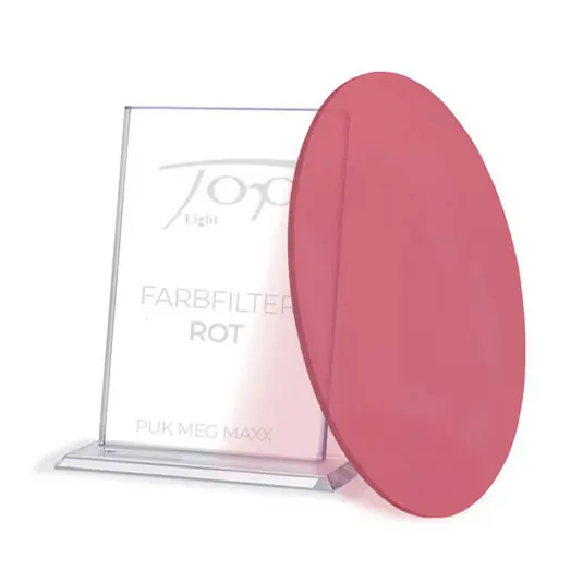 Affare Filtro colorato per la serie di lampade Puk Meg Maxx, rosso