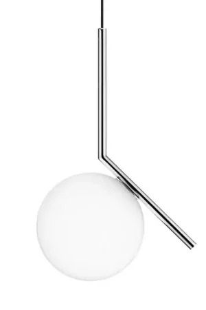 Super Prezzo FLOS IC S1 Lampada a sospensione di design, cromata Ø 20 cm