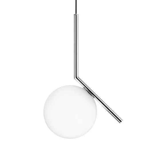 Super Prezzo FLOS IC S1 Lampada a sospensione di design, cromata Ø 20 cm