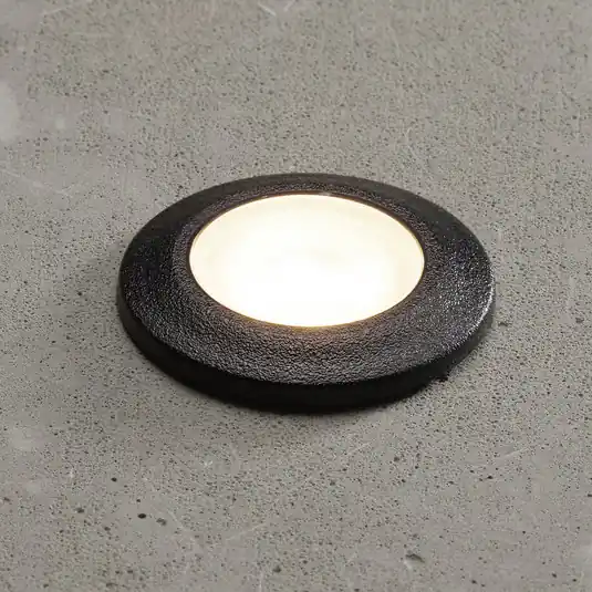 Luci da incasso Teresa rotonda nera/smerigliata 3.000K Promozione Esclusiva