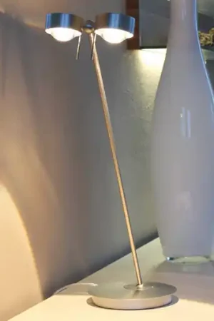 Scelto Dai Clienti lampada da tavolo a 2 luci PUK TABLE, cromo