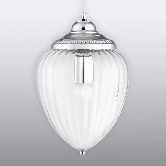 Lampada sospensione vetro Pendants con scanalature Nuovo Arrivo