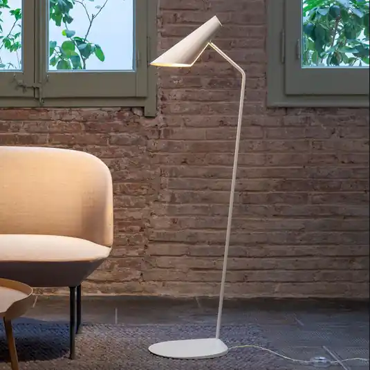 Economico Vibia I.Cono 0712 Piantana di design, bianca