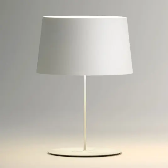 Miglior Prezzo Vibia Warm 4901 Lampada da tavolo, Ø 42 cm, bianco