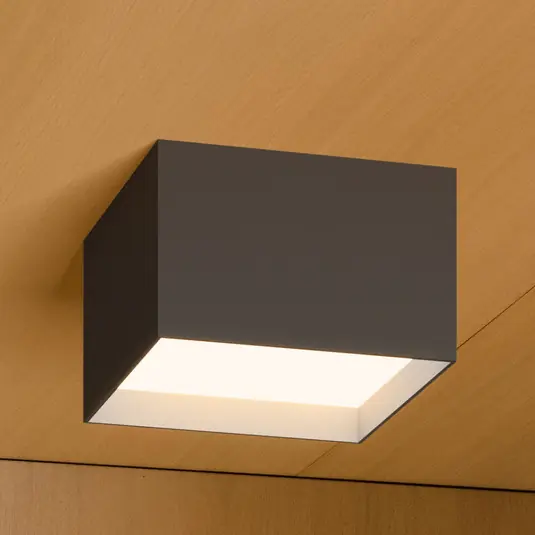 Spedito Oggi Vibia Structural 2632 plafoniera 24 cm, scuro
