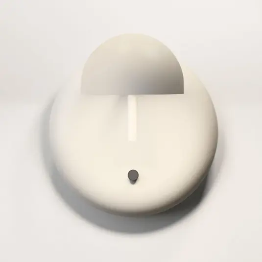 Vibia Pin 1675 Applique a LED, 11 cm, crema Promo Stagionale