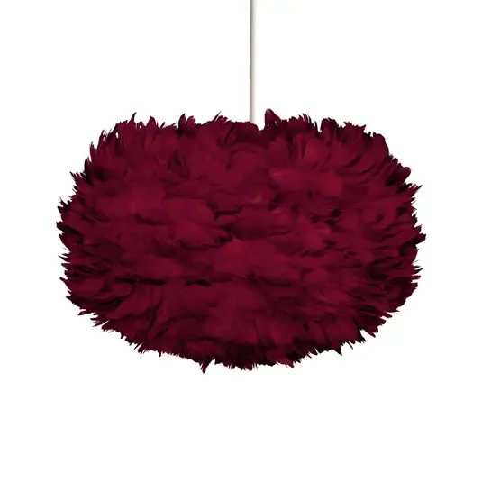 Solo Oggi UMAGE Eos medium a sospensione, piume, rosso