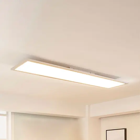 Professionale Pannello LED Arcchio Lysander, 50W, CCT, 119cm, argento
