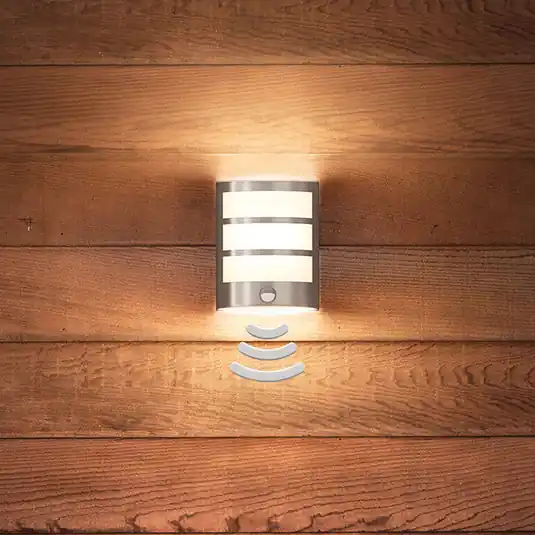 Philips Python Applique da esterno LED con sensore in acciaio inox Prezzo Ridotto
