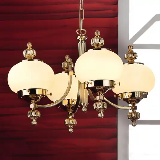 Lampadario Ophelia, 4 luci Economico