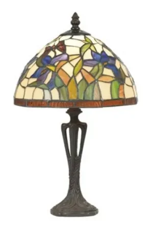 Discreta lampada da tavolo ELANDA, stile Tiffany 41 cm Occasione
