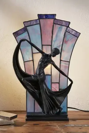 Lampada da tavolo Flamina in stile Tiffany Ultime Pezzi