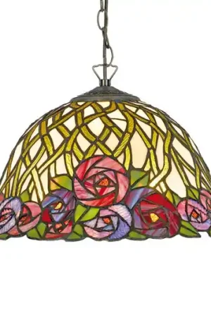 Lampada sospensione Melika stile tiffany, 1 luce Offerta Del Giorno